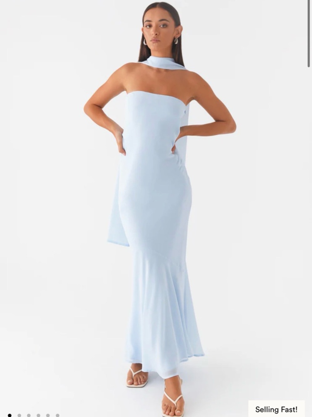 PEPPERMAYO UNDER THE PAGODA MAXI DRESS BLUE-2 NWT
